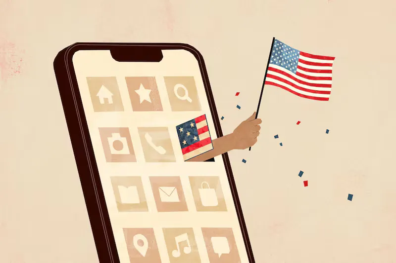 Yahoo News article on AI in political campaigns featuring Convos